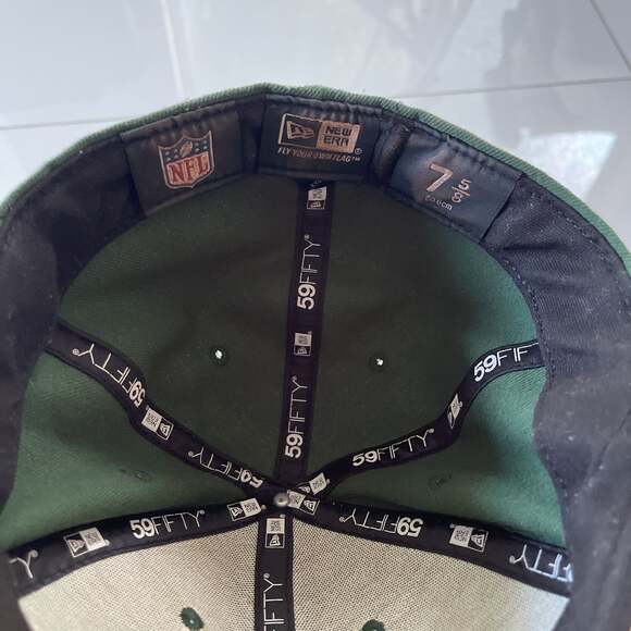 Green Bay Packers Embroidered Logo Baseball Cap Hat Green Gold White - Picture 5 of 5